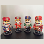 Set of 4 Hand-painted Musicians
