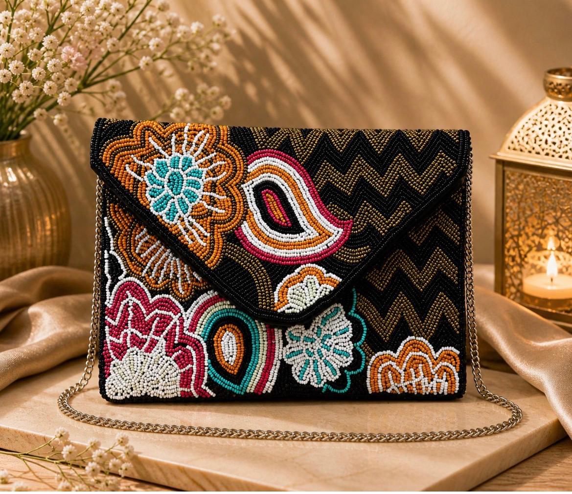 Handmade beaded bag